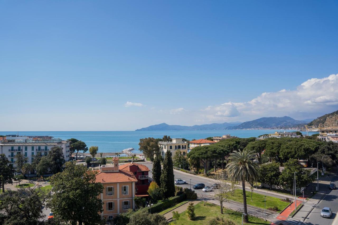 Апартаменты 025 - Casa Panoramica In Centro, 90Metri Spiaggia Vista Mare Con Terrazzo Vista Portofino Сестри-Леванте Экстерьер фото